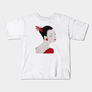 Japanese beauty Kids T-Shirt